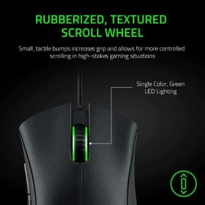 Chuột Gaming Razer DeathAdder Essential | Quang Học | 5 Nút Lập Trình | Led Đơn | Đệm Cao Cu
