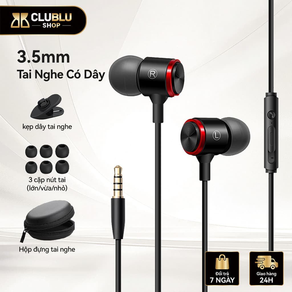 Tai nghe nhét tai gaming CLUBLU E3