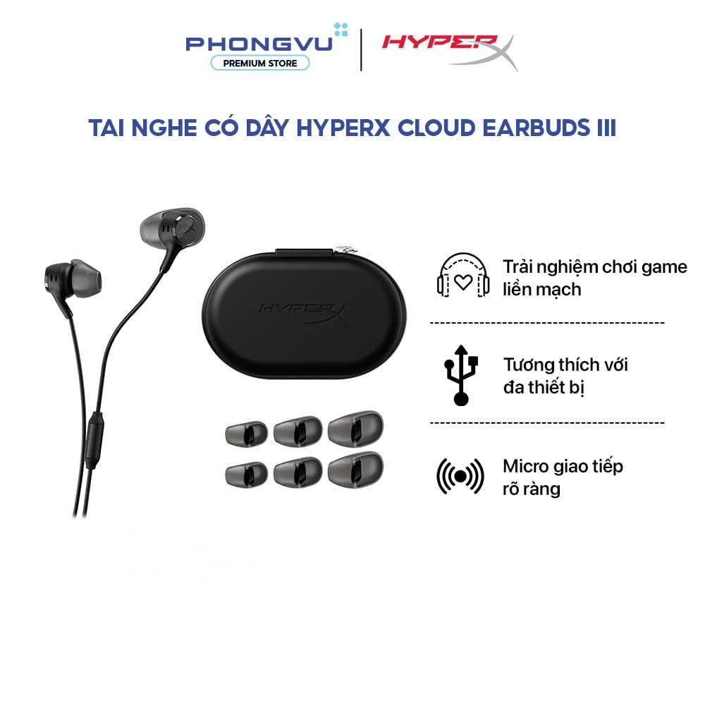 Tai nghe có dây HyperX Cloud Earbuds III